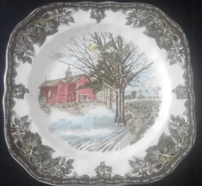 British Friendship Village series, decorative plates, Western food plates