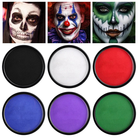 Face body Painting waterproof 6 colors Water Based Nontoxic Body Art kids Festival Fancy Dress Paint Body & Face Paint make up