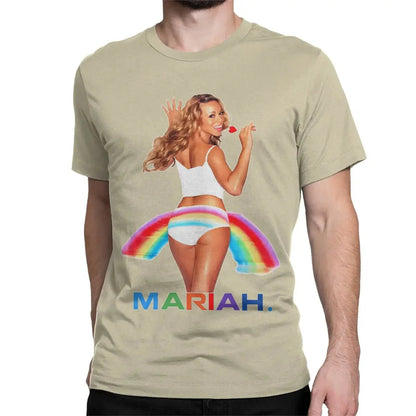 Mariahs T-Shirts for Men Women Creative 100% Cotton Tees Crew Neck Short Sleeve T Shirt Printed Tops