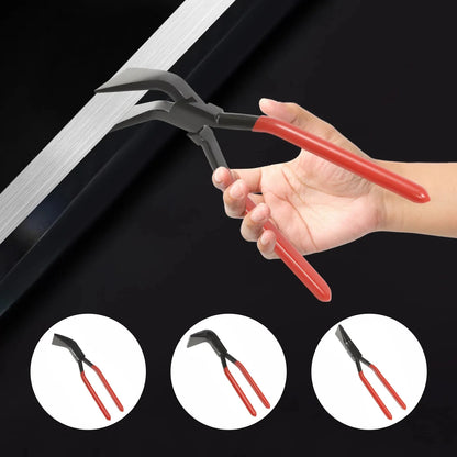 3PCS Bending Pliers Straight/45°/90° Pliers Kit Metal Bending Roofing Tool Sheet Metal Fabrication Tool for Utomotive Repair DIY