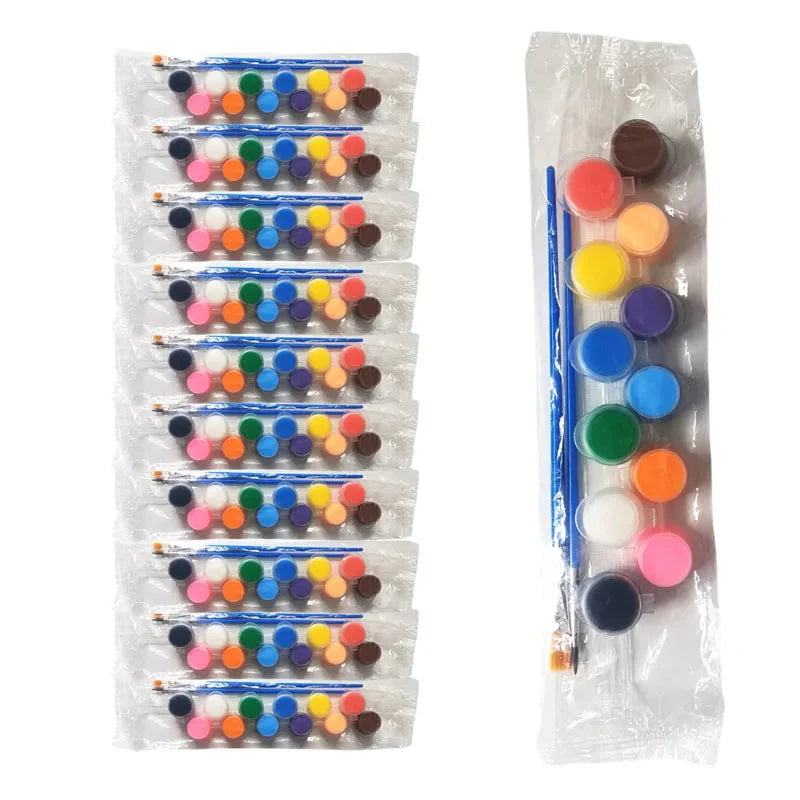 2ML acrylic pigment 6-color art hand painting non-toxic washable hand-painted graffiti professional art painting material painti