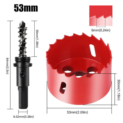 1pc 15-200mm M42 Bi-Metal Hole Saw HSS Drill Bit for Metal Iron Aluminum Stainless Plastic DIY Wood Cutter Tools