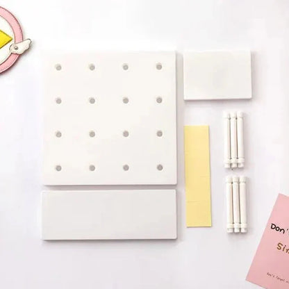 Home Decor Wall Shelves Decoration Hole Board Wall Storage Rack Storage Shelf Kitchen Bedroom Hanging Wall Shelves Wall Decor