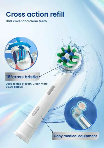 Oral B Electric Toothbrush Oral B Pro1 Max 3D Sonic Electric Toothbrush Teeth Whitening Precise Visible Pressure Sensor Smart