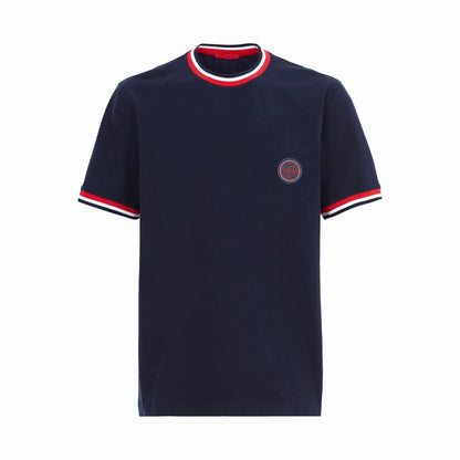 Mens T Shirts Cotton Mens Casual Short Sleeve Solid Stripe O Neck Soft T-Shirts Basic 2025 Men's Loose Fit Tee Shirt Tops