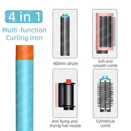 7-in-1 multifunctional curling iron  hair dryer and straightener set, styling tool that allows salon-quality styling at home