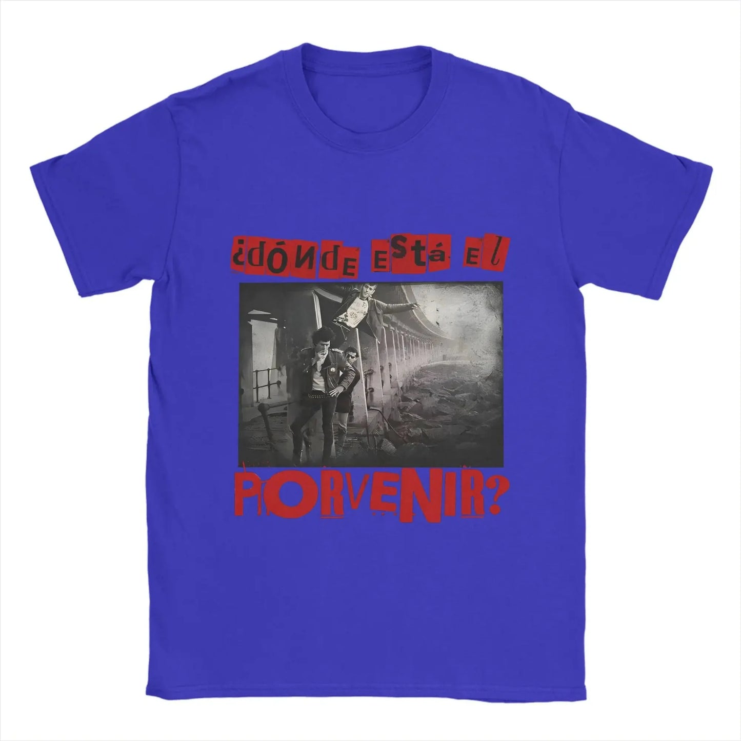 Men Eskorbuto Maldito T Shirts   Retro   Pure Cotton Clothes Vintage Short Sleeve O Neck Tee Shirt Gift Idea T-Shirts