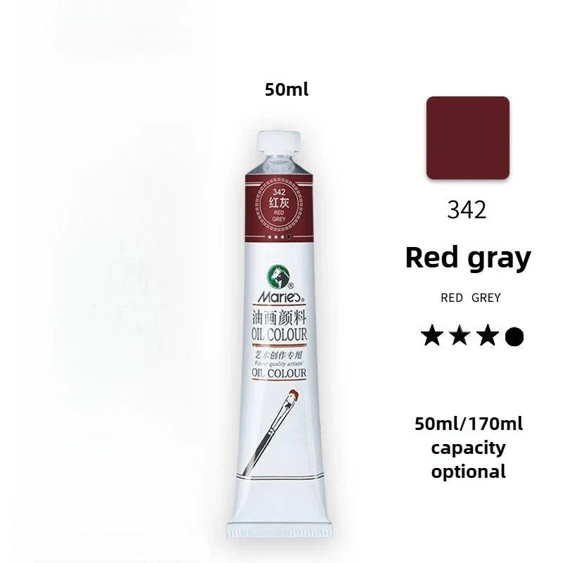 Maries Oil Paint 50ML Oil Painting Art Creation Pigment Large Oil Paint Paint Single Commonly Used 24 Colors