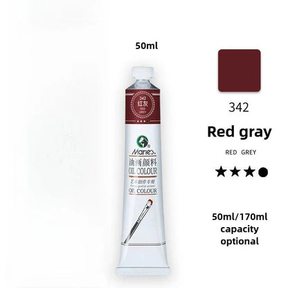 Maries Oil Paint 50ML Oil Painting Art Creation Pigment Large Oil Paint Paint Single Commonly Used 24 Colors