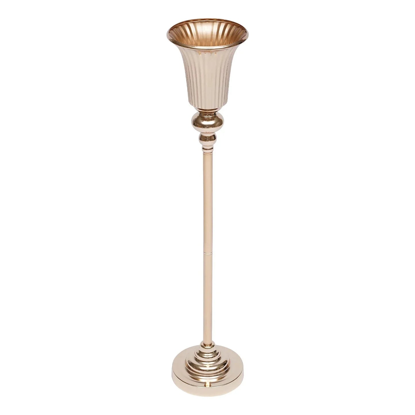 10Pcs Versatile Wedding stands Metal Trumpet Holders Vases For Weddings, Party Decorations