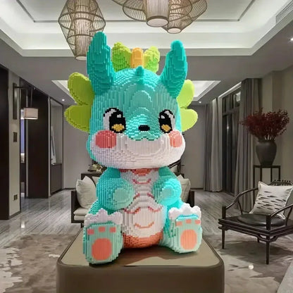 30128 Pieces of Baby Dragon DIY Model Building Blocks, Creative Educational Building Blocks, Designed for Teenagers and Adults