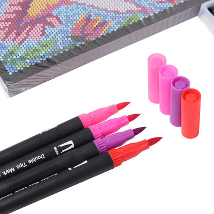 Cartoon Activity Color Painting Book Educational Paper Paint By Numbers Quick-drying DIY Drawing Learning Book Home Decor