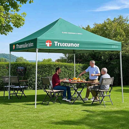 3x3m Pop-Up Waterproof Garden Gazebo - Heavy Duty Folding Event Tent