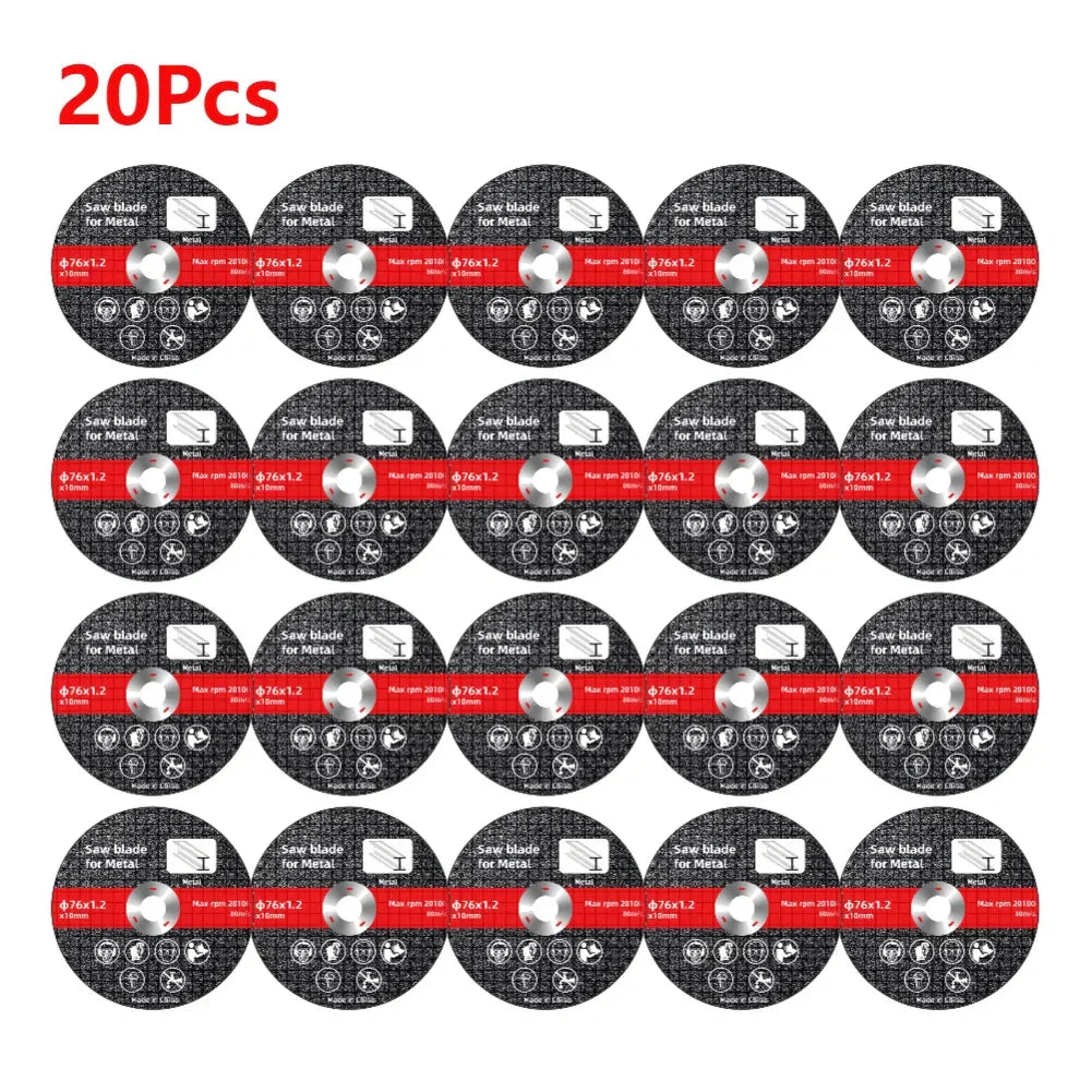 1-30PCS 76mm Metal Cutting Discs Sanding Grinding Cut Off Circle Wheels Saw Blades Discs for Electric Angle Grinder Accessories