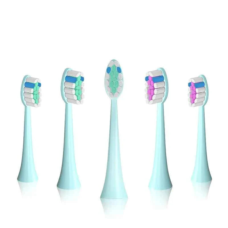 Seago S2 Sonic Electric Toothbrush  5 Modes Whitening Tooth brush 2 Minute Smart Timer IPX7 With 3pcs Replacement Brush Heads