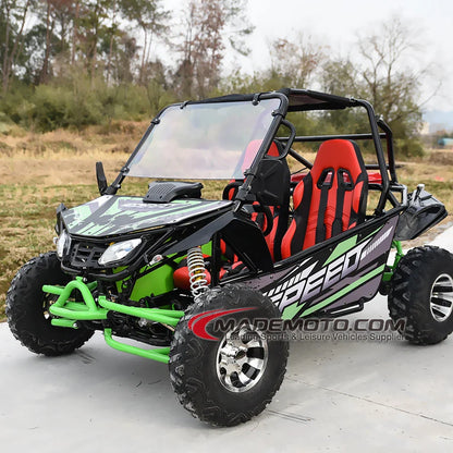 Adult Gas Off Road Go Kart 4 Wheel Two Seat Buggy for Sale Entertainment Equipment Outdoor Go-Karting At The Amusement Park