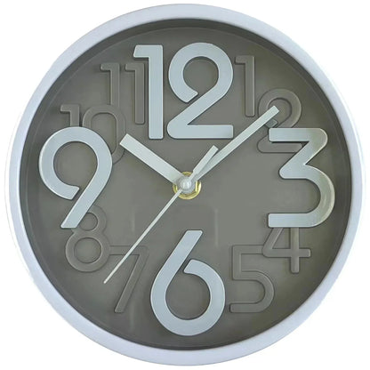 Children's Study Non-Ticking Wall Clock Luxury Silent Battery Operated Round Wall Clock for  Modern Simple Style Home Decor