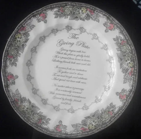 British Friendship Village series, decorative plates, Western food plates