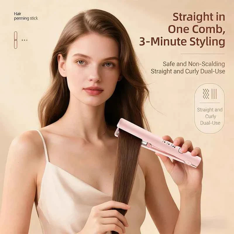 Hair Straightener Curling Iron Curler Rotating Hair Dryer Brush Tymo Styling Tool Beauty Salon Supplie Mini Crimping Hair Iron