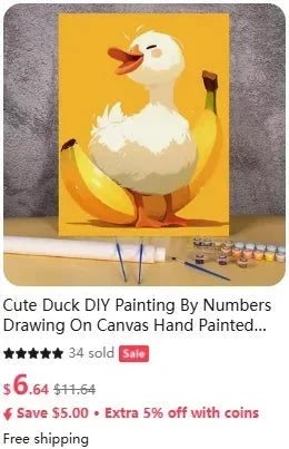 Canrichshop Black Cat Adult Paint by Number,Funny Bathing Cat Adults' Paint-by-Number Kits, Adults Beginners Unframed