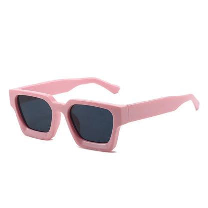 KLASSNUM Men Square Frame Sunglasses 2025 Luxury Brand Designer Sun Glasses Retro Trendy Shades UV400 Unisex Women Glasses New