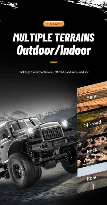 RC Car C8813 Full Proportional Throttle Pickup Truck Model Remote Control Toy 4WD Climbing Off-Road Rc Remote Control Car Gift