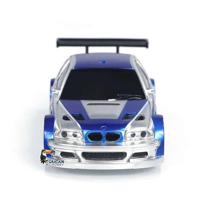 RTR RC Dift Race Car 1/43 Scale 4WD Gyro Four-wheel Drive Radio Control High Speed Model 2.4G Racing Drifting Cars Gifts Toys