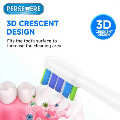 4/8pcs Replacement Toothbrush Heads Compatible with Philips Sonicare Soft Replacement Electric Brush Head 4100 6500 6100 7500 5