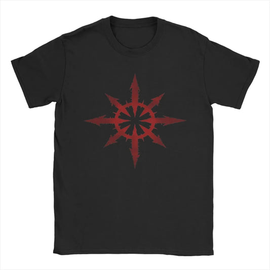 2025 Men Women T-Shirts Chaos Khorne Flakes Vintage Tees Short Sleeve Warhammer 40k T Shirt Tops Clothing Gift Idea