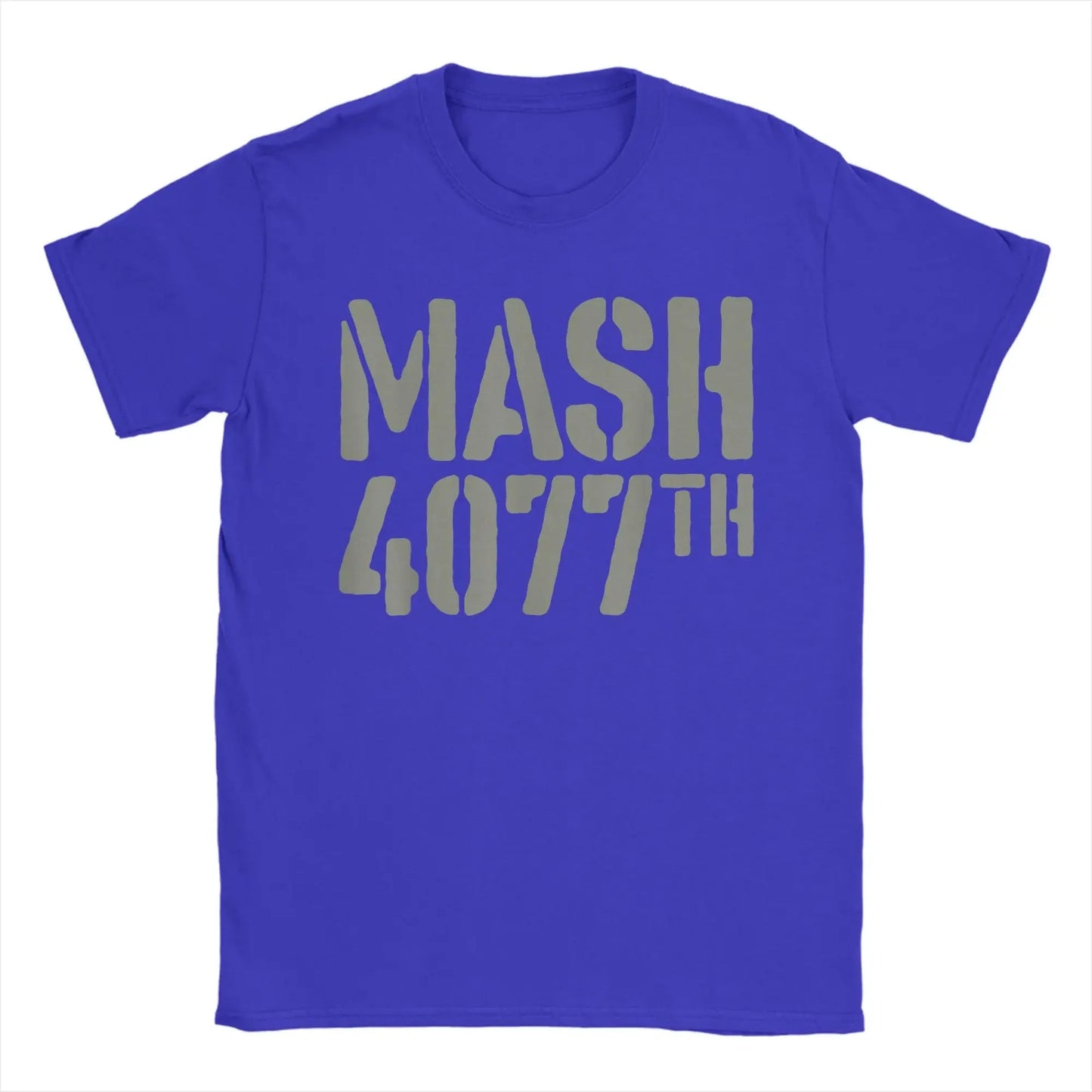 Oversized T Shirt Summer Men MASH 4077 Hipster T-Shirts  Pure Cotton Tee Shirt for Mens Awesome Printed Short Sleeve Top Tees