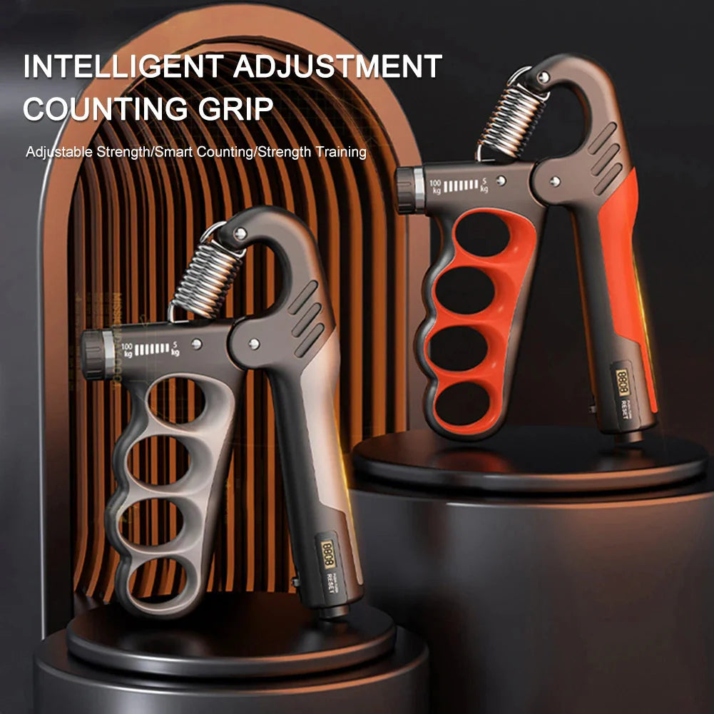 5-100 KG Grip Strength Trainer Non-Slip Gripper Stress Relief Adjustable Resistance for Musicians Athletes Hand Injury Recovery