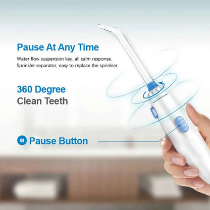 Oral Irrigator Dental Water Flosser for Teeth High Pressure Electric Dental Irrigator Water Flosser Mouth Washing Machine 800ML