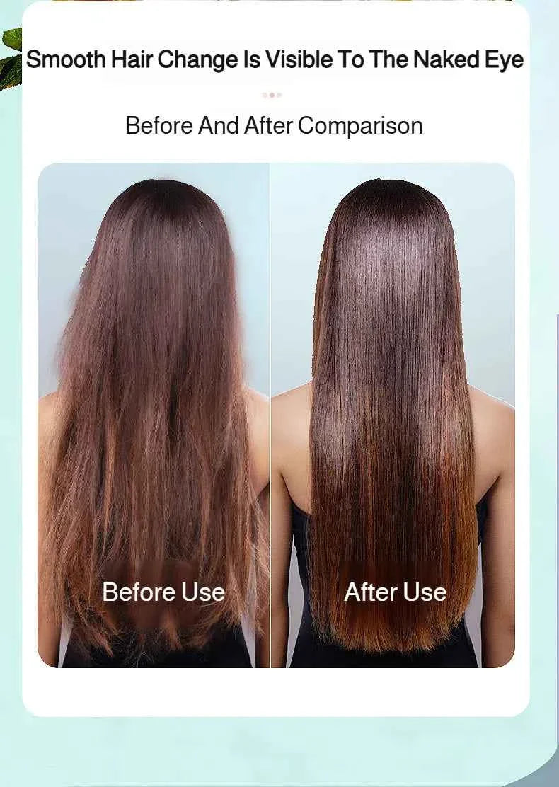 USB Wireless Hair Straightener with Curling and Straightening 2-in-1 Travel Portable Rechargeable Curling Iron  for Less Frizz,