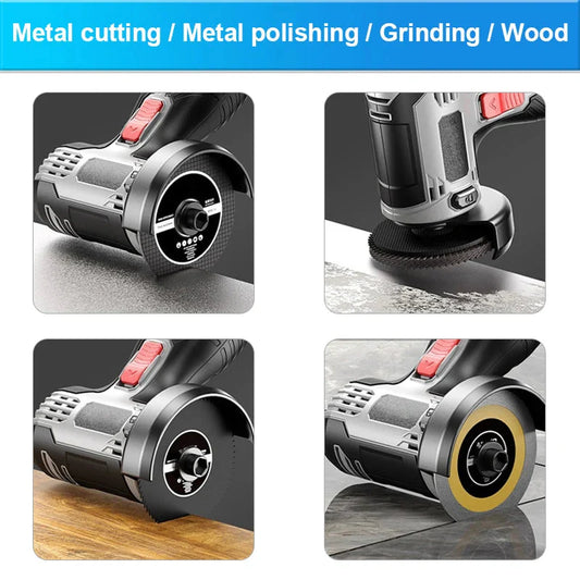 28000r 16.8V Mini Angle Grinder Portable Rechargeable Polishing Grinding Cutting Machine Home Metal Polisher Woodworking Tools