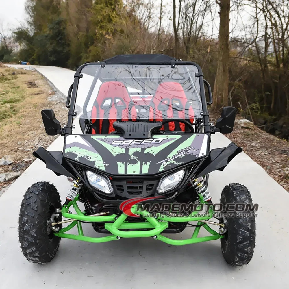 Adult Gas Off Road Go Kart 4 Wheel Two Seat Buggy for Sale Entertainment Equipment Outdoor Go-Karting At The Amusement Park