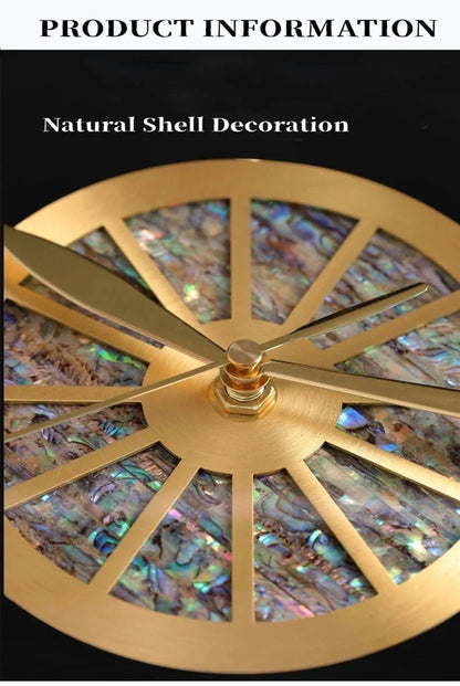 Modern Luxury Large Wall Clock With Pendulum Minimalist Decorative Art Silent Clock Nordic Living Room Bedroom Office Wall Clock