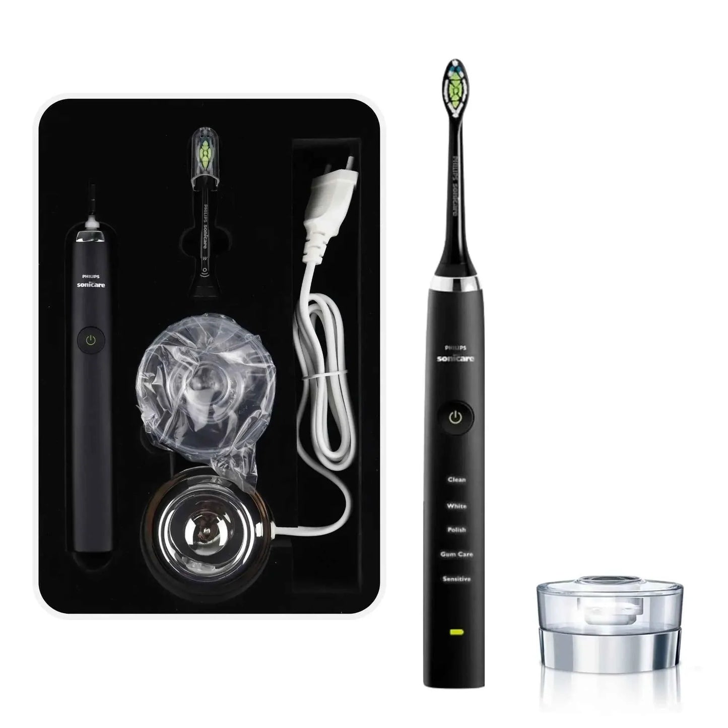 Philips Sonicare Diamond Clean HX9352 HX93 Electric Toothbrush Handle, No Original Packaging,Equipped with W brush head