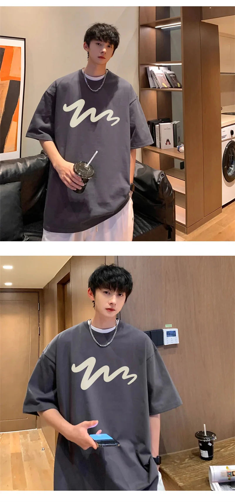 Men's T Shirt Oversized Mens White Cotton T-shirts Funny Print 5XL Casual Wear Summer Tee Shirts For Men Big Size Male Clothes