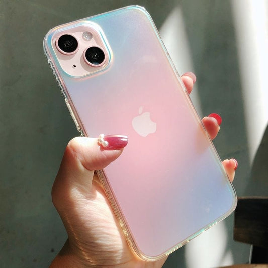 Luxury Rainbow Laser Aurora iPhone Case