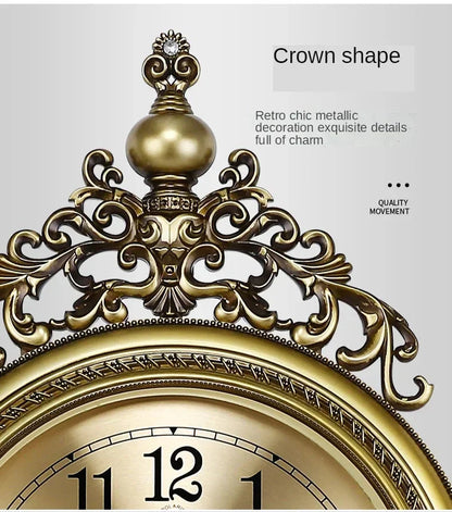 Large Luxury Gold Wall Clock Living Room Silent Creative Swing Wall watches Bedroom Quartz Clocks Wall Home Decor