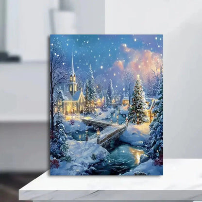 PhotoCustom Paint By Number Outdoor Scenery Kit Drawing On Canvas Diy Christmas Gift For Living Room Decora