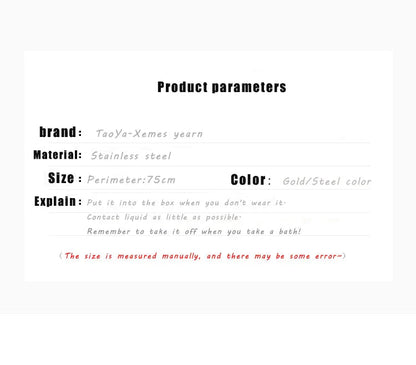 European and American Oval Pendant stainless steel Gold Color Long Necklace Fashion Jewelry Accessories Sweater Chian For Womens