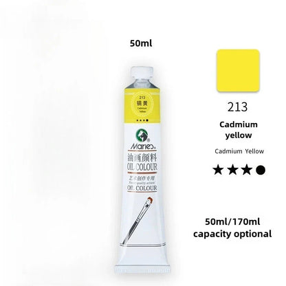 Maries Oil Paint 50ML Oil Painting Art Creation Pigment Large Oil Paint Paint Single Commonly Used 24 Colors