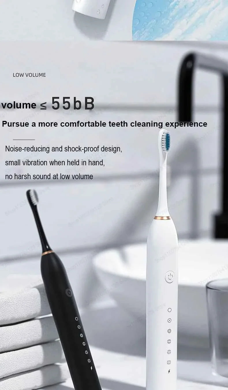 Xiaomi Mijia Sonic Electric Toothbrush Smart Timing Tooth Brush Teeth Whitening Fast Charging Base Toothbrush Replacement Head