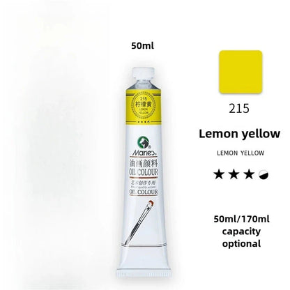 Maries Oil Paint 50ML Oil Painting Art Creation Pigment Large Oil Paint Paint Single Commonly Used 24 Colors