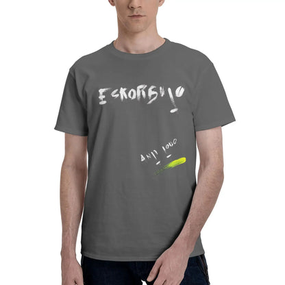 Mens T-Shirt Eskorbuto T Shirts Hipster ANTITODO Summer Tees Pure Cotton Crewneck Short Sleeve Casual Loose Tops Male T Shirt