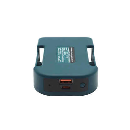 Li-ion Battery Parts Adapter For DEWALT 20V DCB200 For Makita 18V BL1830 Lithium Batteries Case Type C USB Power Bank Charger