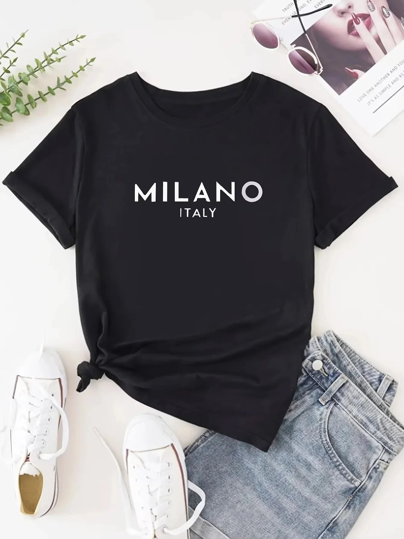 90s Streetwear Paris MILANO ITALY Letter Women T Shirt Casual Tee Men Cotton Oversize Loose Trend Vintage Summer Couple Shirt