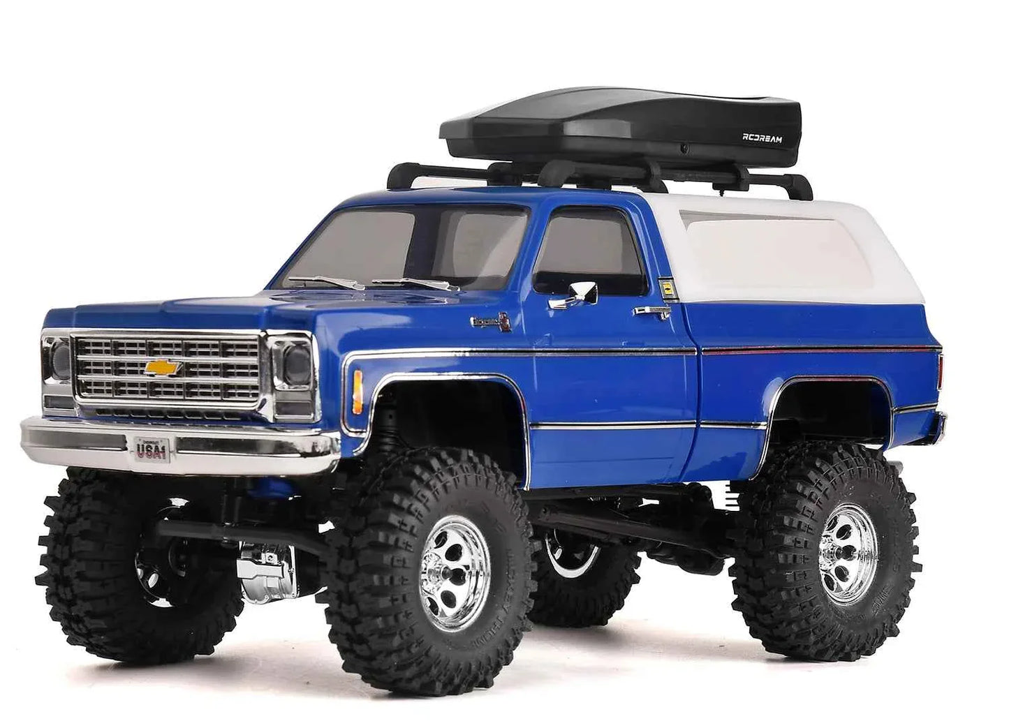 RCDream 1/18 Scale Roof Rack Roof Box for 1/18 1/24 1/12 RC Crawler Truck TRX4M Bronco AX24 #18R004