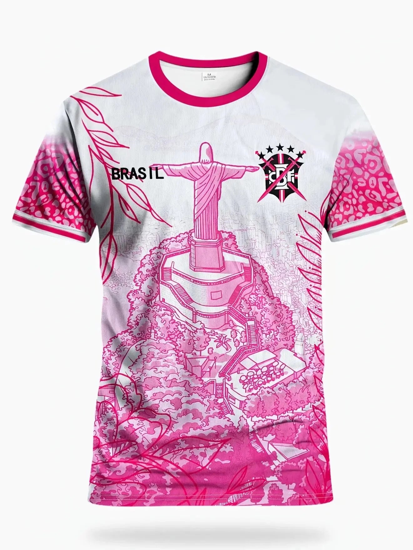 New Brazilian Men's and Women's Football T-shirts Designed for Young People in Rio De Janeiro To Train for Football Matches